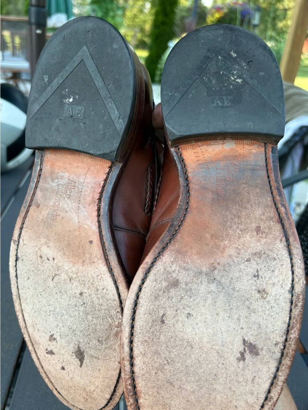 Allen Edmonds Cody Fine Imported Leather Woven Tassel Loafers Men sz8Made in USA